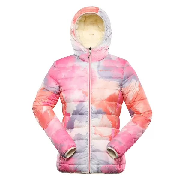  Ženska dvostranska hi-therm jakna ALPINE PRO EROMA LJCD595 KREMNO 