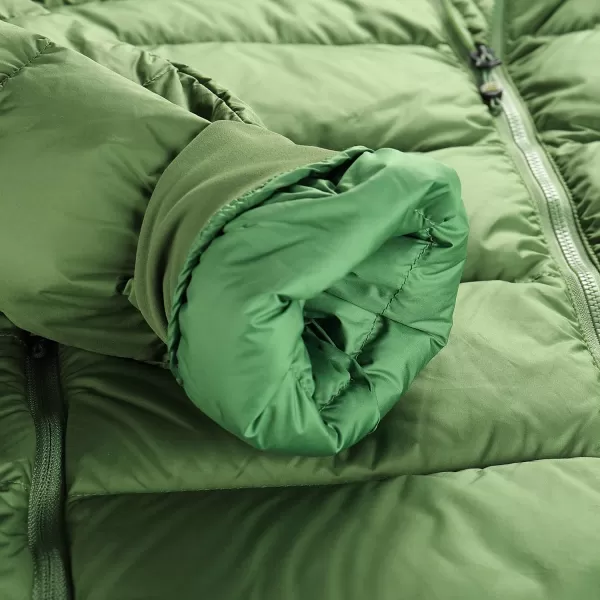  Moška zimska pernata jakna ALPINE PRO ROGIT MJCD621 ZELENO 