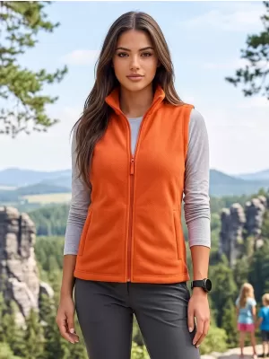 Unisex telovnik flis ALTISPORT NoPrint NP/ALU815 ORANŽNA