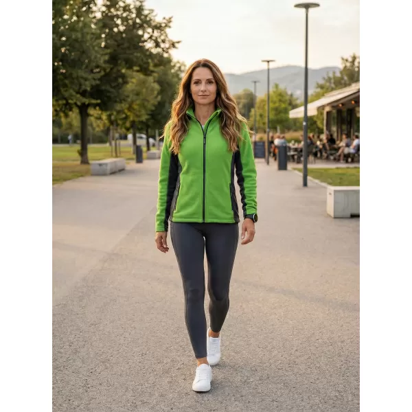  Ženska trenirk flisa ALTISPORT NoPrint NP/ALW825 JABOLKO ZELENO 