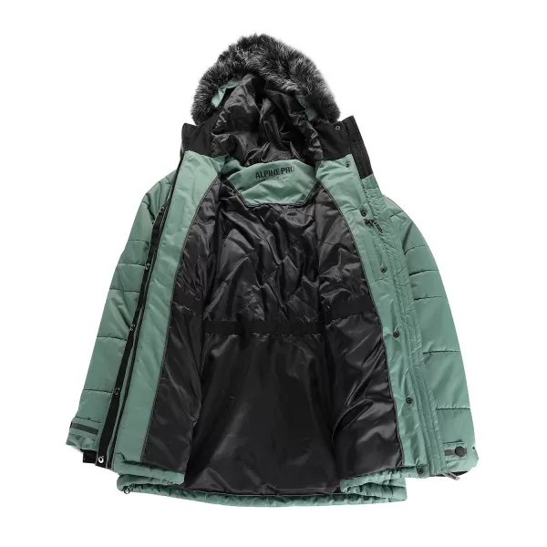  Ženska jakna ALPINE PRO WERDA LJCD644 ZELENO 