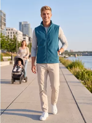 Unisex telovnik iz flisa ALTISPORT NoPrint NP/ALU815 KEROZIN
