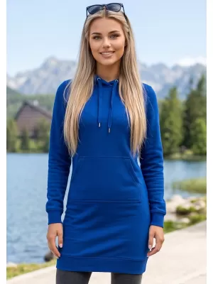 Ženski podaljšan pulover ALTISPORT NoPrint NP/ALW914 KRALJEVSKO MODRA