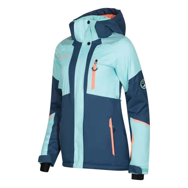  Ženska smučarska jakna ALPINE PRO DEARA LJCD654 MODRO 
