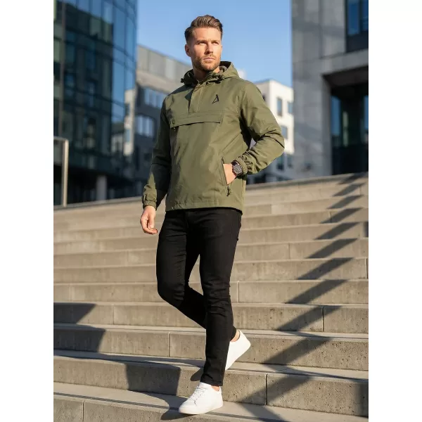  Moška vetrovka čez glavo ALTISPORT BYB/ALM002B3162 OLIVNO 