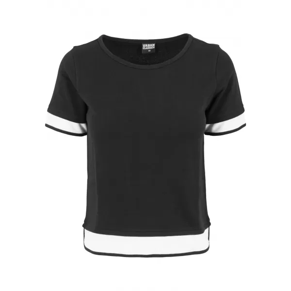  Srajca URBAN CLASSICS TB1197 ČRNA/BELA 