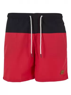 Kratke hlače URBAN CLASSICS TB1026 ČRNA/RDEČA