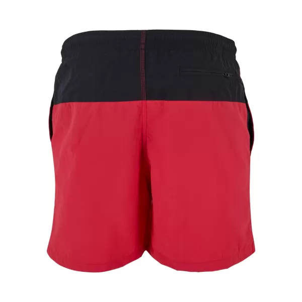  Kratke hlače URBAN CLASSICS TB1026 ČRNA/RDEČA 