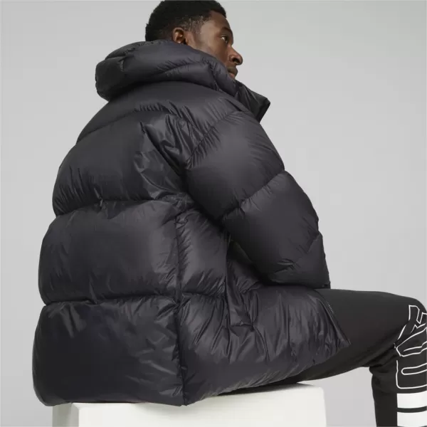  Moška jakna PUMA HOODED ULTRA DOWN PUFFER JACKET ČRNA 