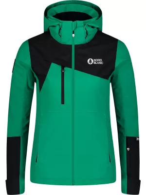 Ženska smučarska jakna NORDBLANC NBWJL8125 ZELENA
