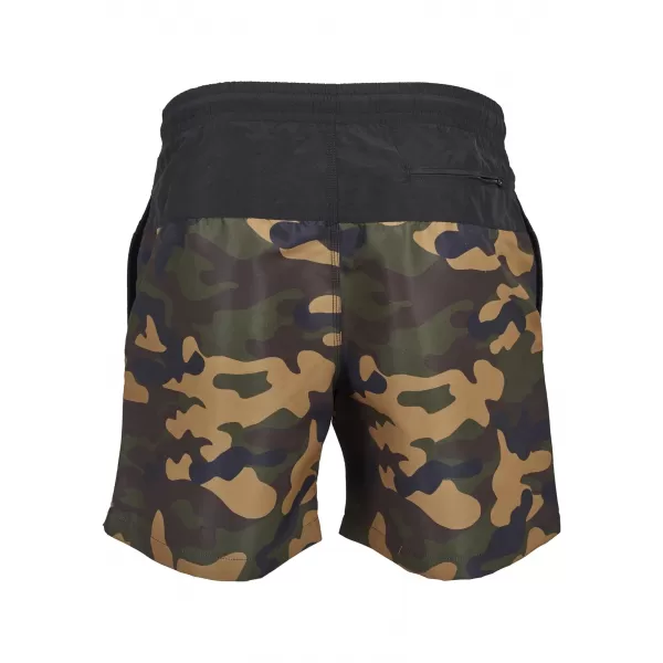  Kratke hlače URBAN CLASSICS TB1026 ČRNI/LESNI CAMO 