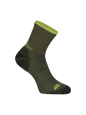 Merino volna protibakterijske nogavice ALPINE PRO KEROWE USCC096 ZELENO