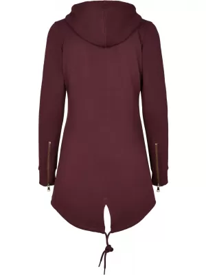 Damske trenirke URBAN CLASSICS TB1075 RDEČE VINO