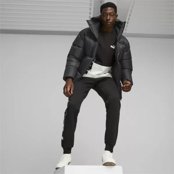  Moška jakna PUMA HOODED ULTRA DOWN PUFFER JACKET ČRNA 