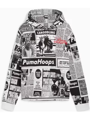 Moški pulover PUMA MEDIA DAY HOODIE ČRNA