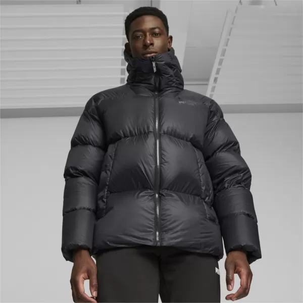  Moška jakna PUMA HOODED ULTRA DOWN PUFFER JACKET ČRNA 