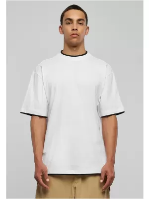 Srajca URBAN CLASSICS TB029A BELA/ČRNA
