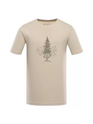 Moška majica iz organskega bombaža ALPINE PRO EKK MTSD920 BELI POPER
