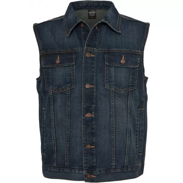  Moški telovnik URBAN CLASSICS TB514 DENIM MODRA 