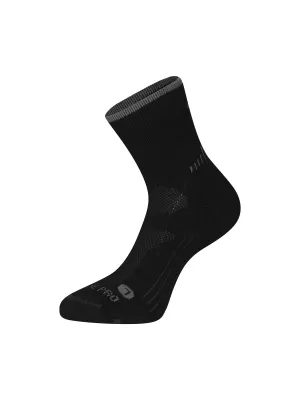 Merino volna protibakterijske nogavice ALPINE PRO KEROWE USCC096 ČRN