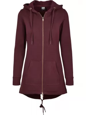 Damske trenirke URBAN CLASSICS TB1075 RDEČE VINO