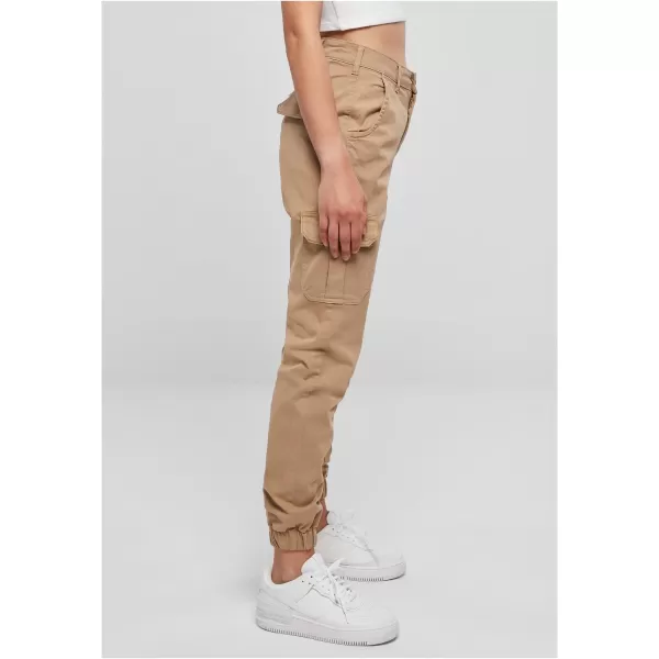  Ženske hlače URBAN CLASSICS TB3048 UNION BEŽ 