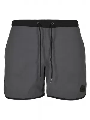 Kratke hlače URBAN CLASSICS TB2050 ČRNA/TEMNA SENCA