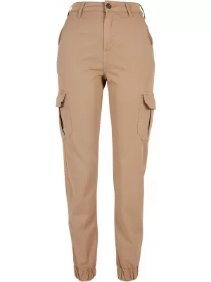 Ženske hlače URBAN CLASSICS TB3048 UNION BEŽ