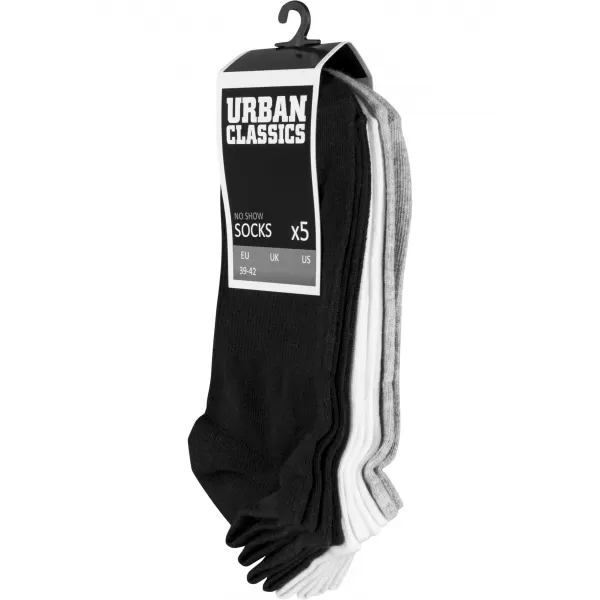 Nogavice URBAN CLASSICS TB1470 ČRNA/BELA/SIVA 