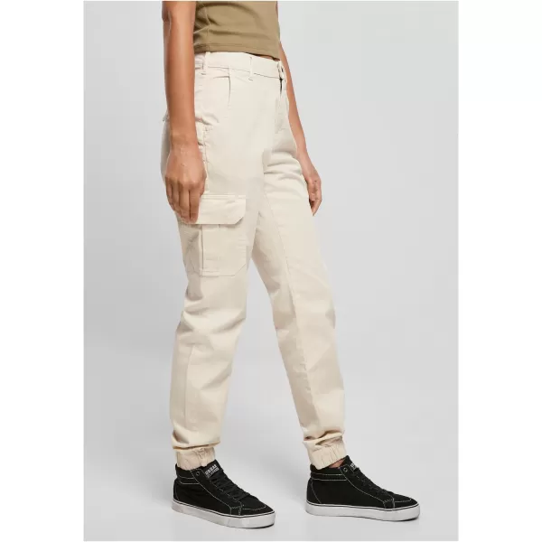  Ženske hlače URBAN CLASSICS TB3048 BELA/PESEK 