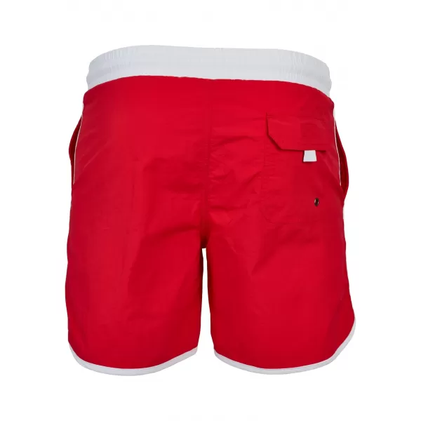 Kratke hlače URBAN CLASSICS TB2050 OGENJ RDEČE/BELO 