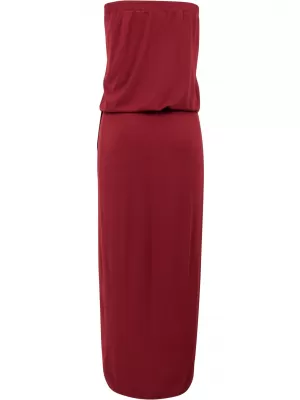 Obleka URBAN CLASSICS TB1508 BURGUND