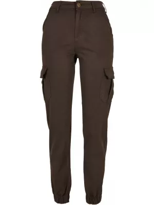 Ženske hlače URBAN CLASSICS TB3048 RJAVA