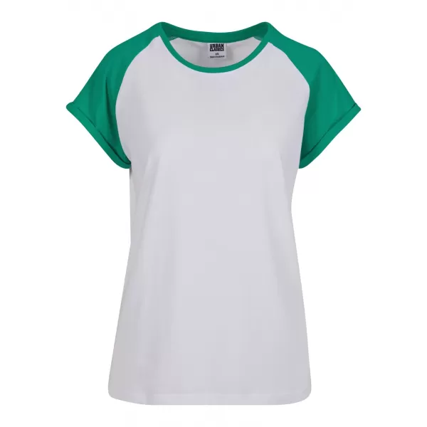  Srajca URBAN CLASSICS TB1913 BELA/PRAPROT ZELENA 