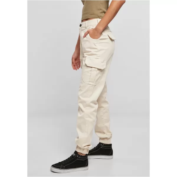  Ženske hlače URBAN CLASSICS TB3048 BELA/PESEK 