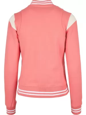 Ženska jakna URBAN CLASSICS TB2618 BLEDO ROZA/BELI PESEK