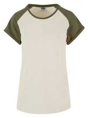 Srajca URBAN CLASSICS TB1913 BELI PESEK/OLJKA