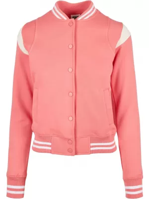 Ženska jakna URBAN CLASSICS TB2618 BLEDO ROZA/BELI PESEK