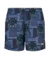 Kratke hlače URBAN CLASSICS TB2679 NAVY BANDANA AOP