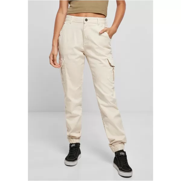  Ženske hlače URBAN CLASSICS TB3048 BELA/PESEK 