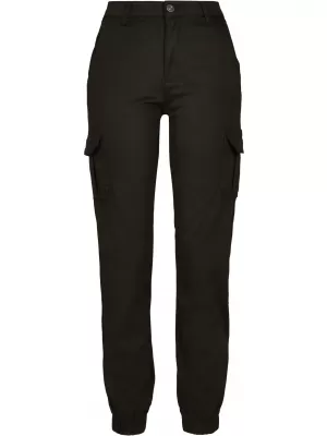 Ženske hlače URBAN CLASSICS TB3048 ČRN