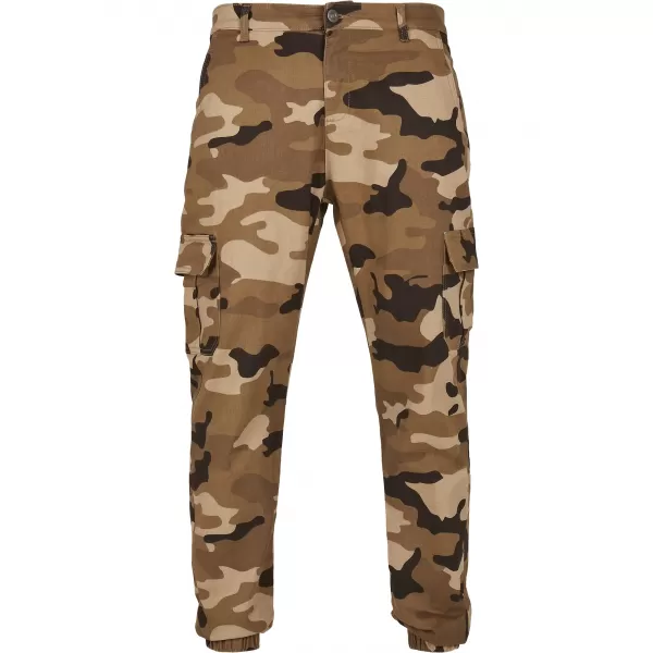  Hlače URBAN CLASSICS TB3137 TEMNO ZEMELJSKO CAMO 