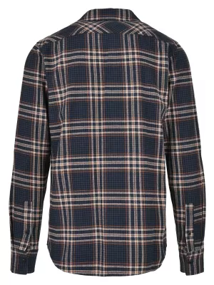Srajca URBAN CLASSICS TB3807 TEMNO MODRA/PORUŠENA