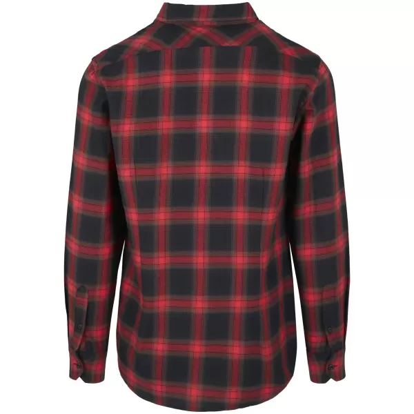  Srajca URBAN CLASSICS TB3195 ČRNA/RDEČA 