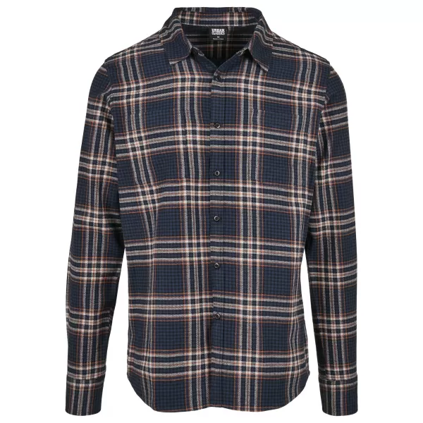  Srajca URBAN CLASSICS TB3807 TEMNO MODRA/PORUŠENA 
