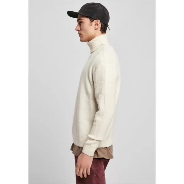  Moški pulover URBAN CLASSICS TB4496 BELA/PESEK 