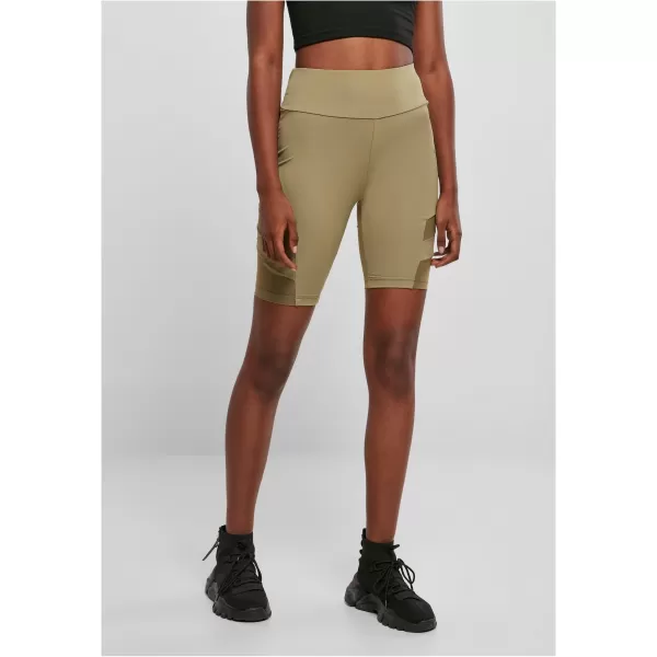  Ženske kratke hlače URBAN CLASSICS TB4354 KHAKI 