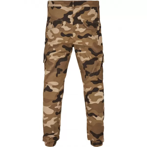  Hlače URBAN CLASSICS TB3137 TEMNO ZEMELJSKO CAMO 