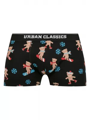 Boksar URBAN CLASSICS TB4503 TEDDY AOP/JASPER/NAVY