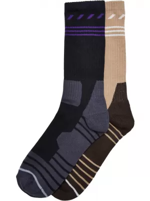 Nogavice URBAN CLASSICS TB3742 ČRNA/SINDIKALNA BEŽ